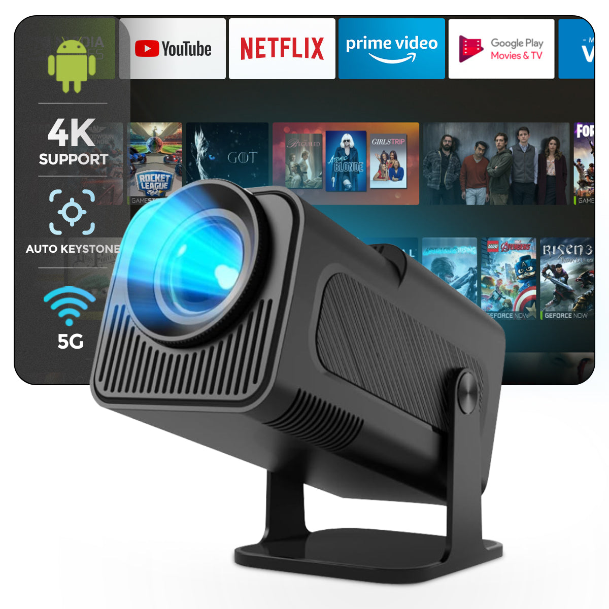 Shop HY320 Mini Android Projector – Wownect