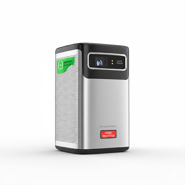 WP116 Android DLP Projector | 300 ANSI Lumens | 8000mAh Battery | Auto Focus & Keystone