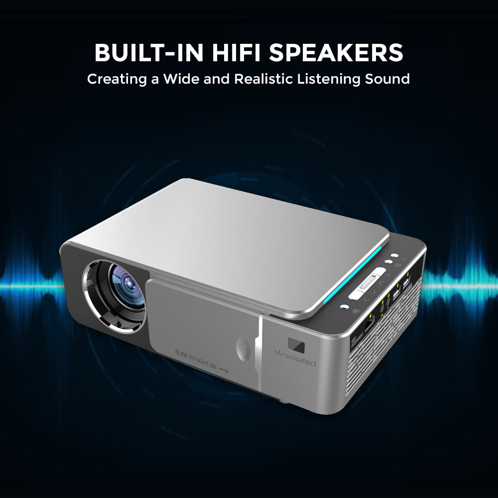 Shop T6 LED Android Projector 4K Support 1GB 8GB Wownect